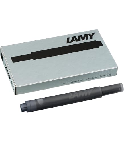 Amazon.com: Lamy 1220536 T 10 Ink Cartridges – Blue (Pack of 10